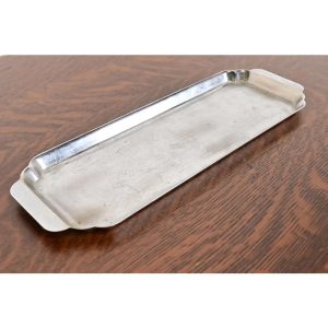 Chase Antique Art Deco Chrome-Plated Serving Tray, Circa 1930s