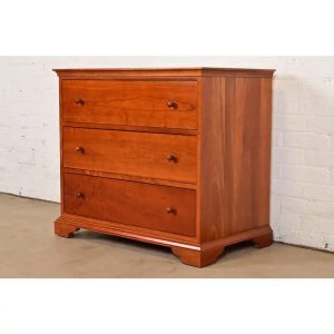 Harden Furniture Arts & Crafts Shaker Solid Cherry Wood Three-Drawer Dresser or Chest of Drawers