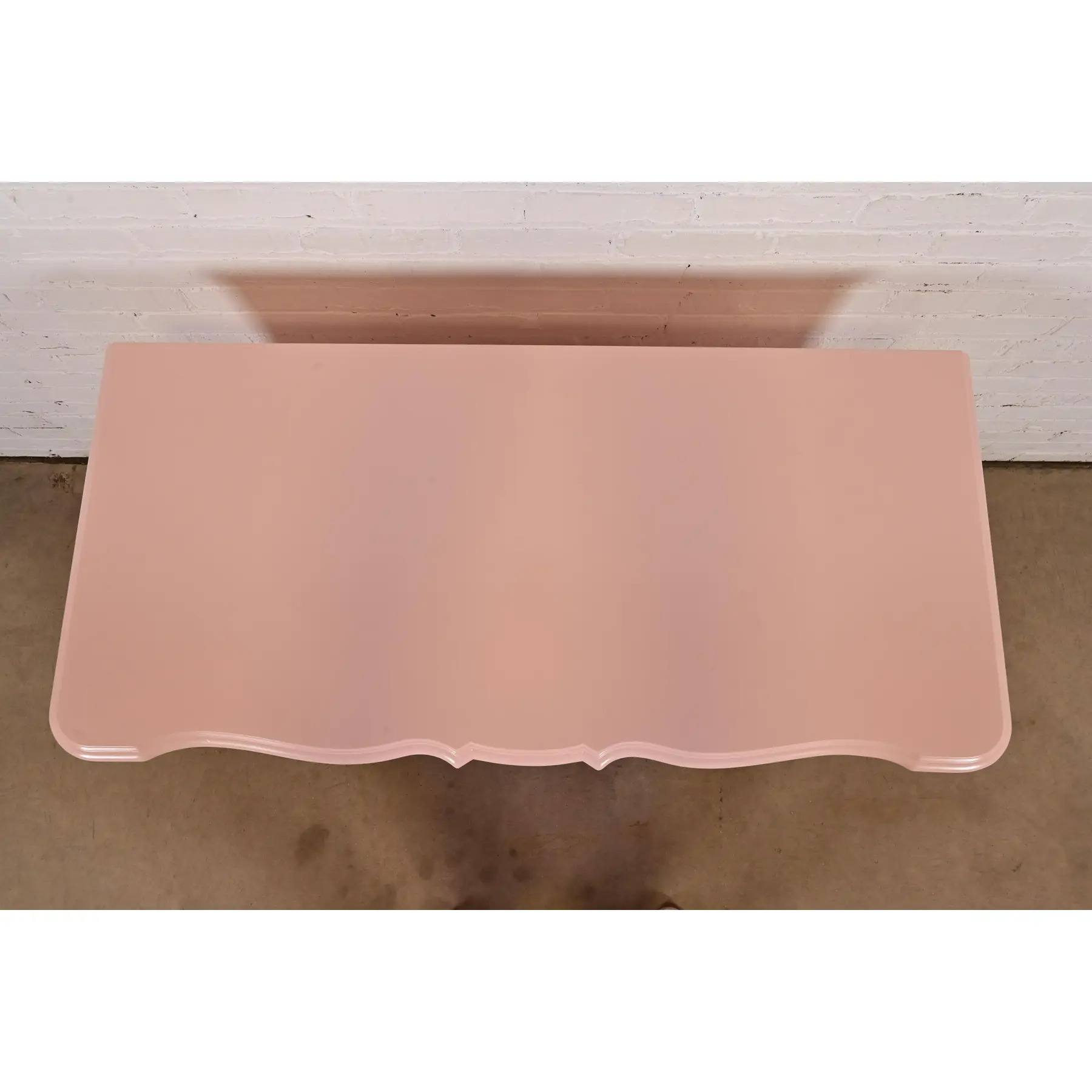 Bodart French Provincial Louis XV Pink Lacquered Dresser Chest, Newly Refinished - Image 7