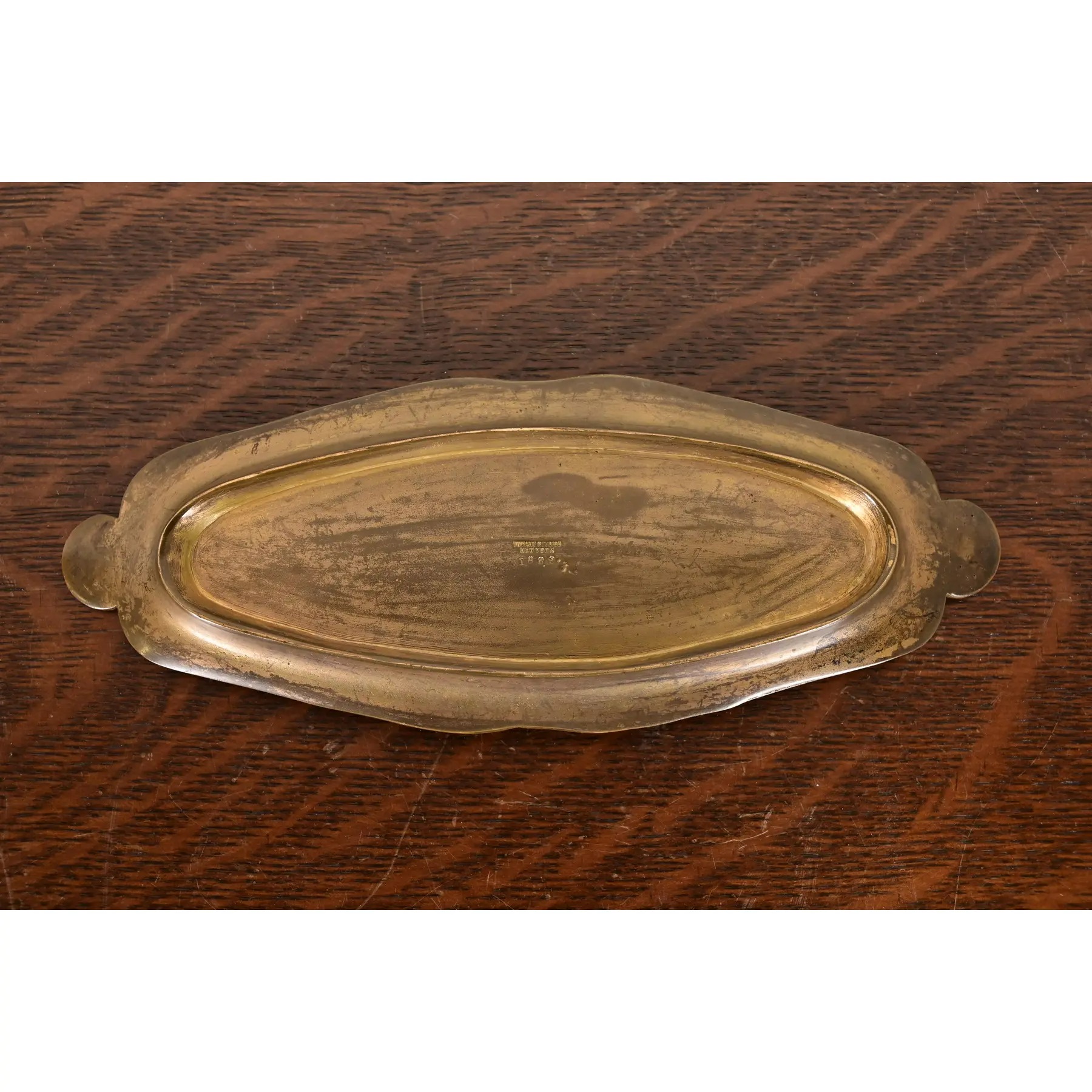 Tiffany Studios New York Bronze Louis XVI Pen Tray - Image 7