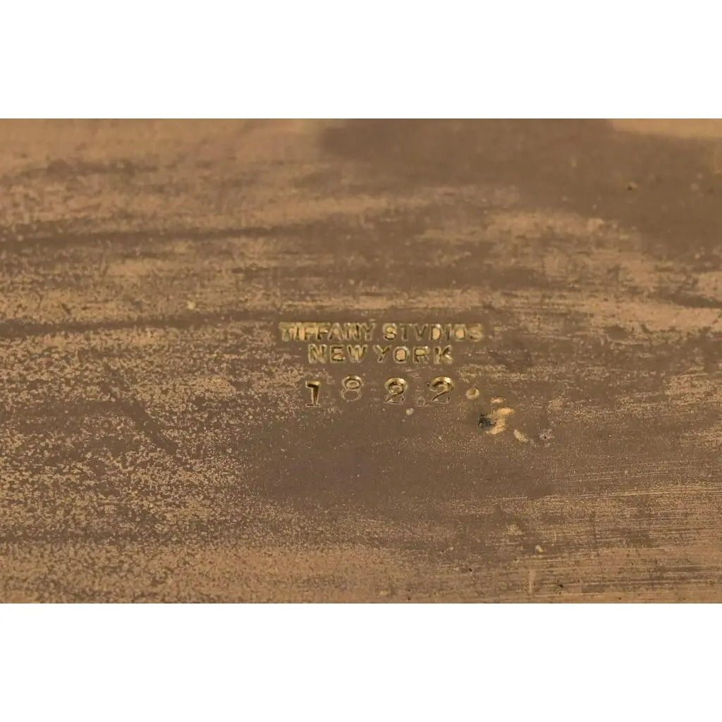 Tiffany Studios New York Bronze Louis XVI Pen Tray - Image 8