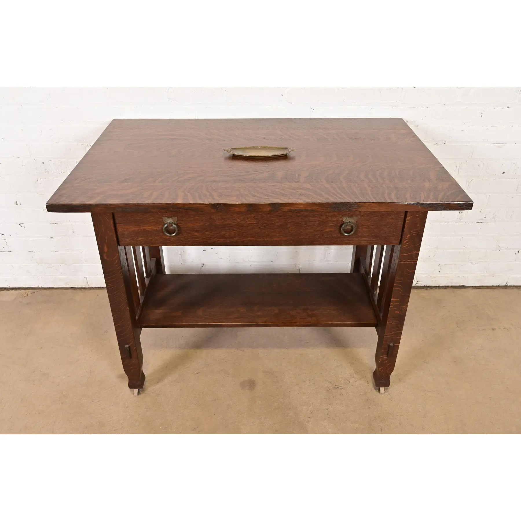 Tiffany Studios New York Bronze Louis XVI Pen Tray - Image 9