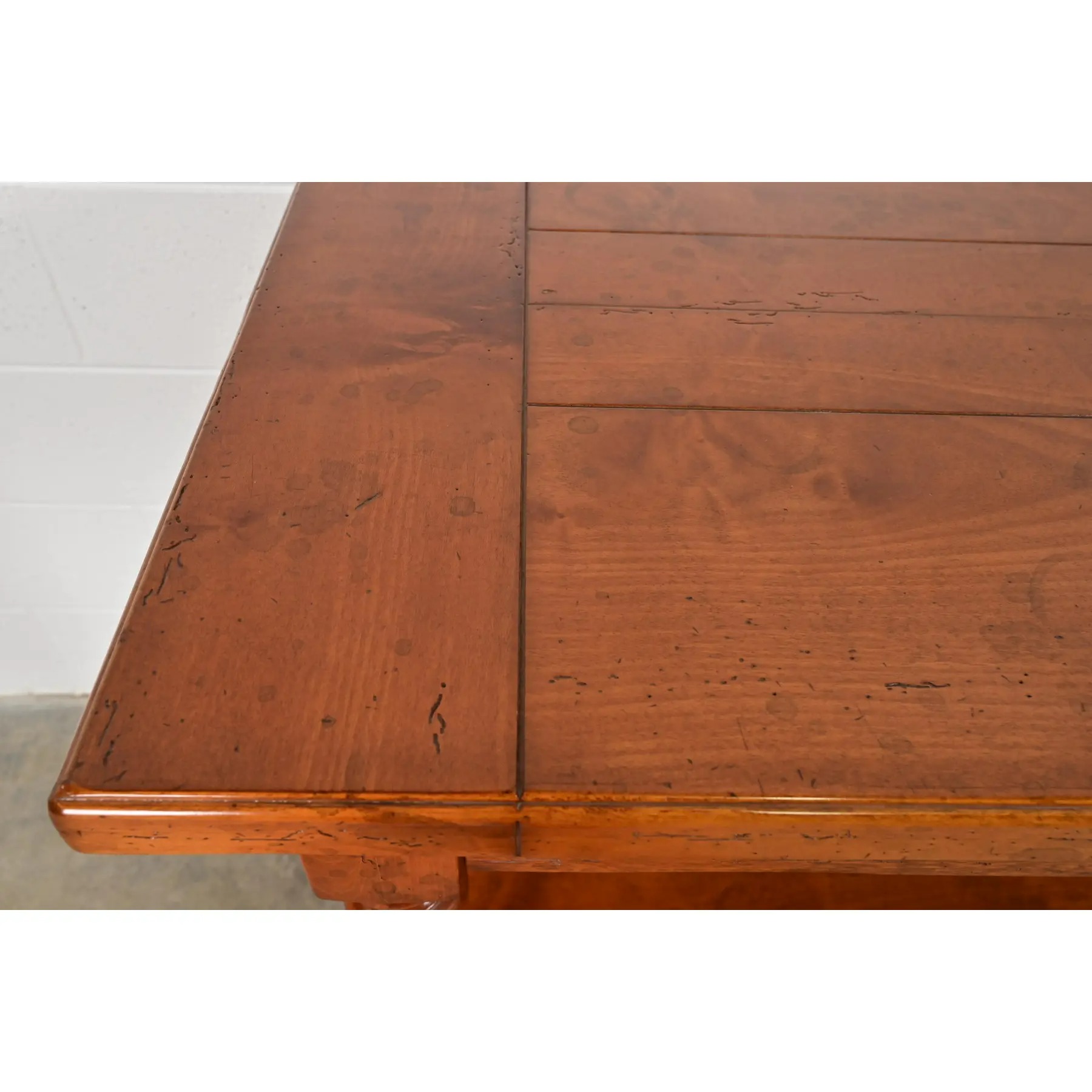 Baker Furniture Italian Provincial Carved Maple Sideboard Buffet or Console Table - Image 9