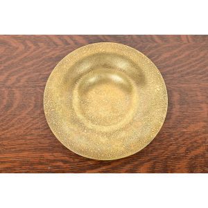 Tiffany Studios New York Bronze Doré Plate or Shallow Bowl