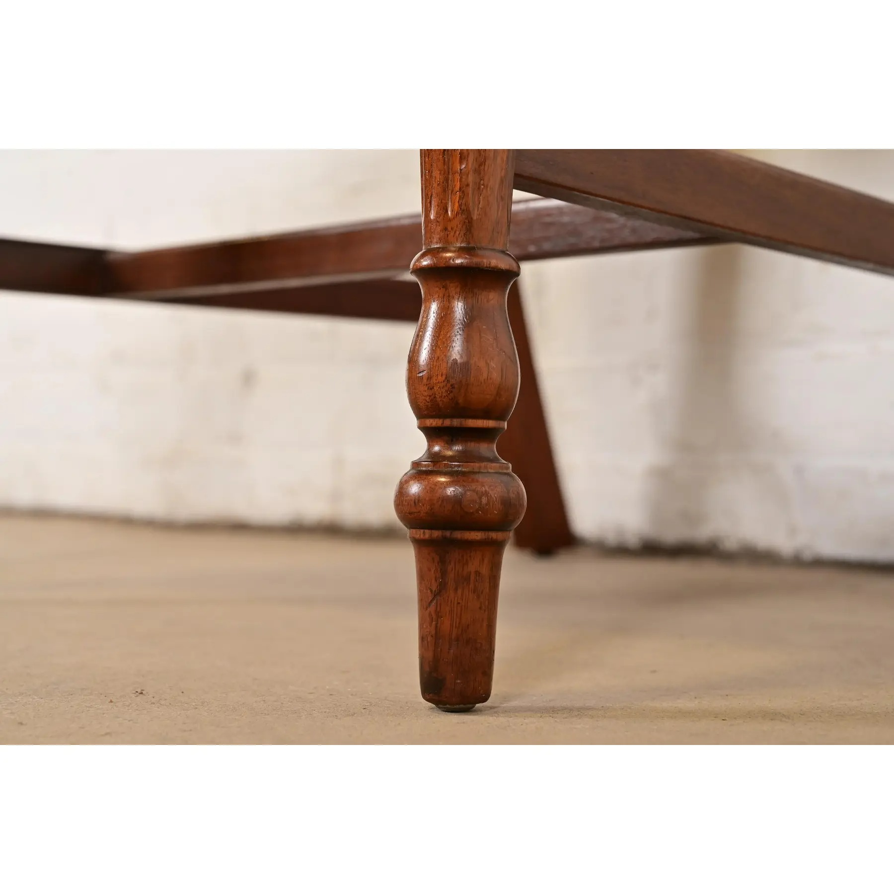 Baker Furniture Style Federal Carved Mahogany Shield Back Dining Chairs, Set of Six - Image 10