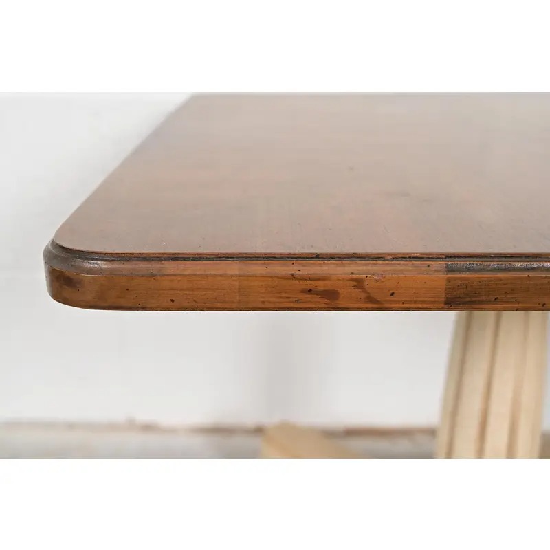 Heritage Furniture Regency Walnut Pedestal Tea Tables or Occasional Side Tables, Pair - Image 7