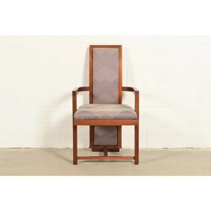 Frank Lloyd Wright for Heritage Henredon Taliesin High Back Armchair, 1950s