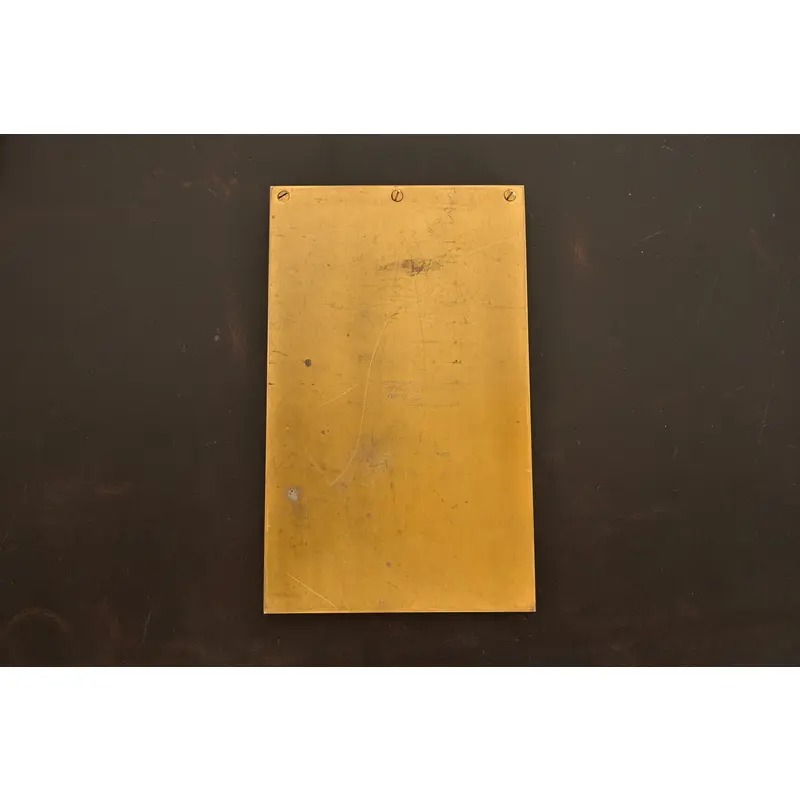 Tiffany Studios New York Bookmark Pattern Bronze Doré and Enamel Notepad Holder - Image 10