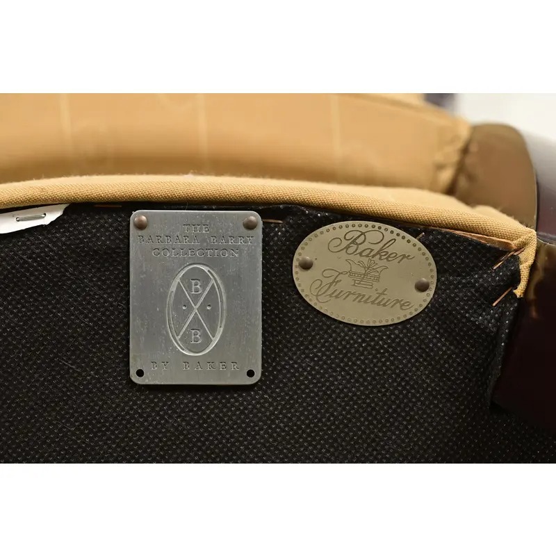 Barbara Barry for Baker Furniture Modern Regency Mahogany Dining Chairs, Set of Six - Image 12