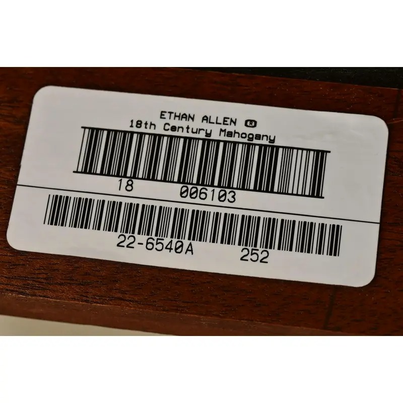 Ethan Allen Chippendale Carved Mahogany Dining Chairs, Set of Four - Image 12