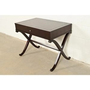 Barbara Barry for Baker Furniture Modern Regency Mahogany Side Table or Nightstand