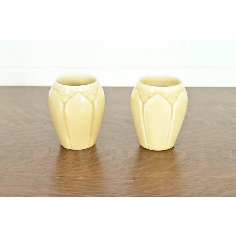 Rookwood Pottery Arts & Crafts Glazed Ceramic Vases, 1944 - Image 2