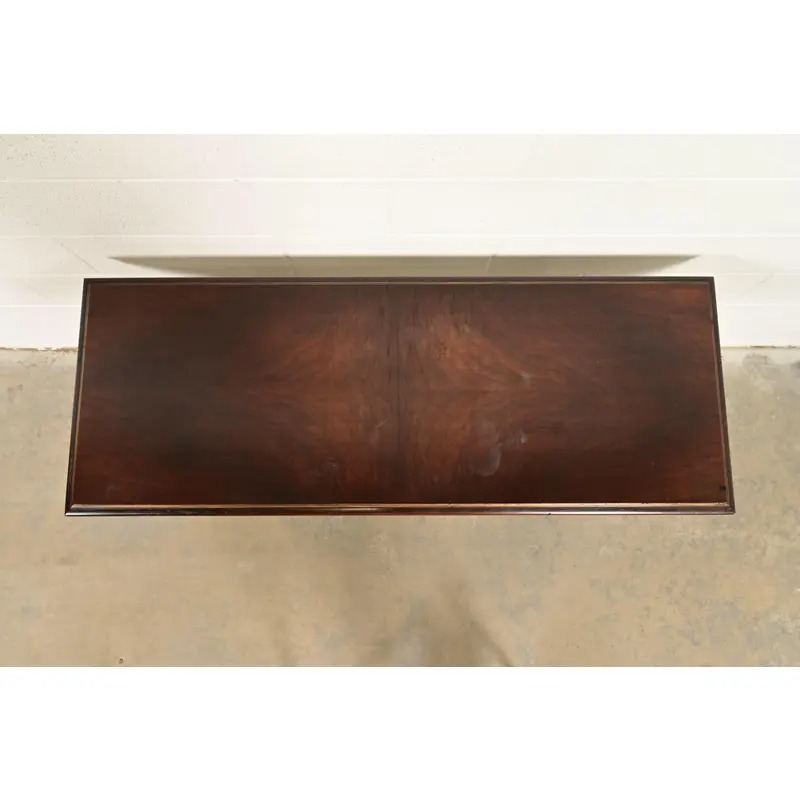 Berkey & Gay Style Antique English Jacobean Carved Walnut Console Table or Server, Circa 1920s - Image 5