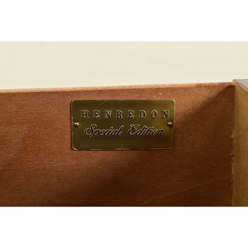 Henredon Georgian Carved Mahogany Nightstand or Bachelor Chest - Image 7