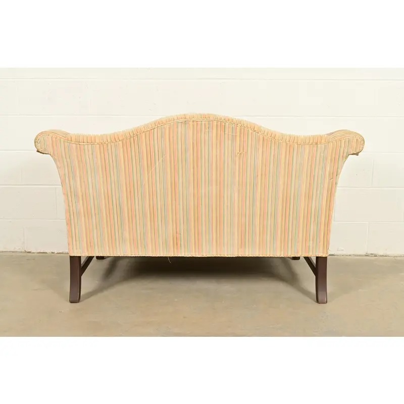Ethan Allen Chippendale Camelback Loveseat or Sofa - Image 10