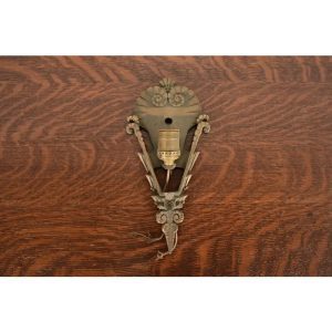 Mid-West Art Deco Bronze Soleure Wall Sconce, 1930s