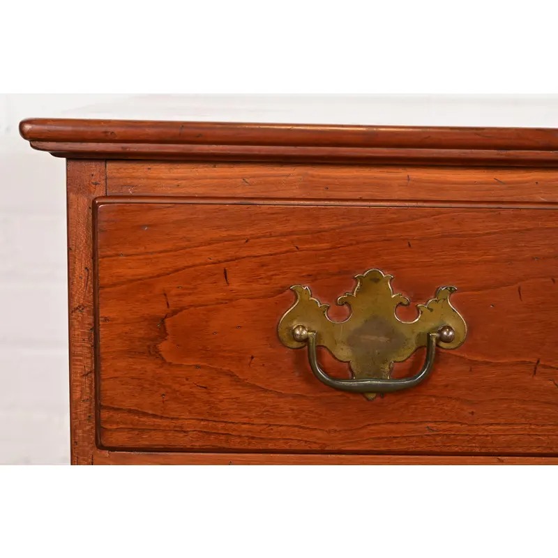 Stickley Georgian Solid Cherry Wood Four-Drawer Chest of Drawers, Circa 1950s - Image 10