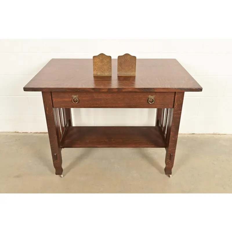 Tiffany Studios New York Zodiac Pattern Bronze Bookends, Circa 1910 - Image 10