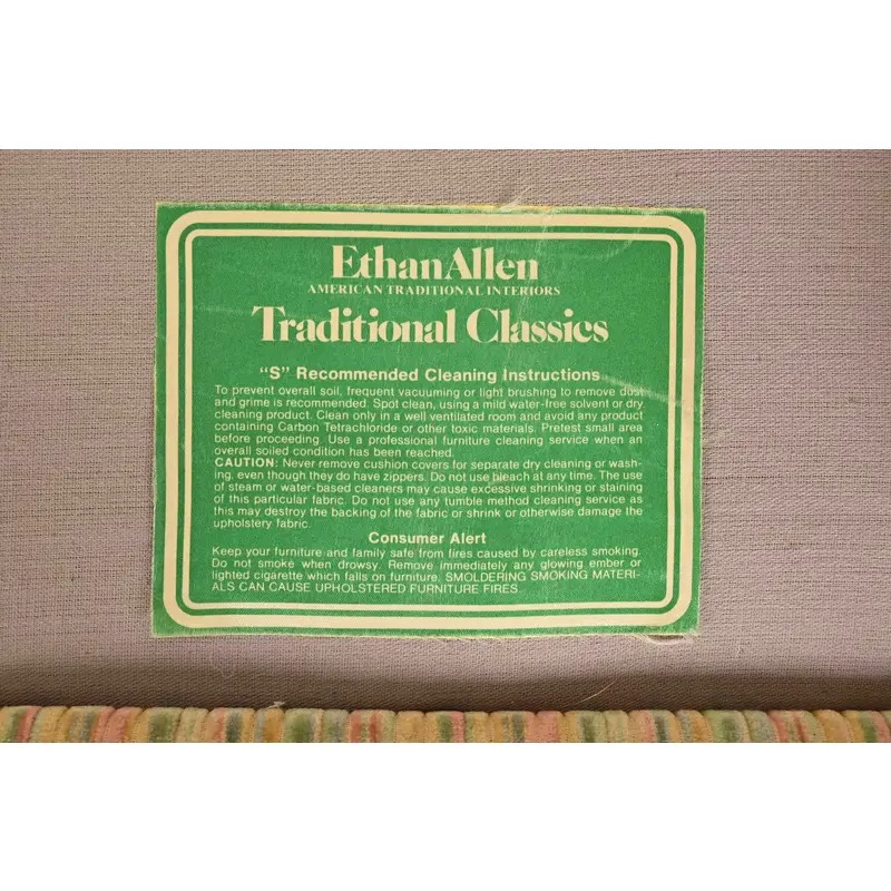 Ethan Allen Chippendale Camelback Loveseat or Sofa - Image 11