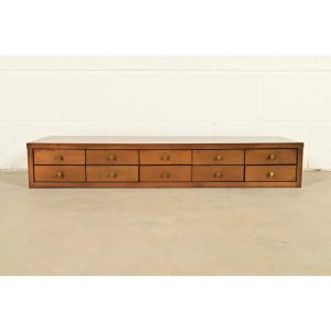 Paul McCobb Planner Group Mid-Century Modern Solid Birch Ten-Drawer Jewelry Chest, 1950s