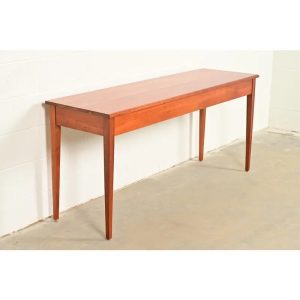 Harden Furniture Arts and Crafts Shaker Solid Cherry Wood Console Table