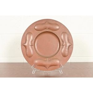 Ramon Ramirez Arts & Crafts Hammered Copper Charger Plate or Tray