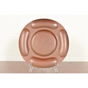 Ramon Ramirez Arts & Crafts Hammered Copper Charger Plate or Tray