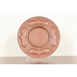 Ramon Ramirez Arts & Crafts Hammered Copper Charger Plate or Tray