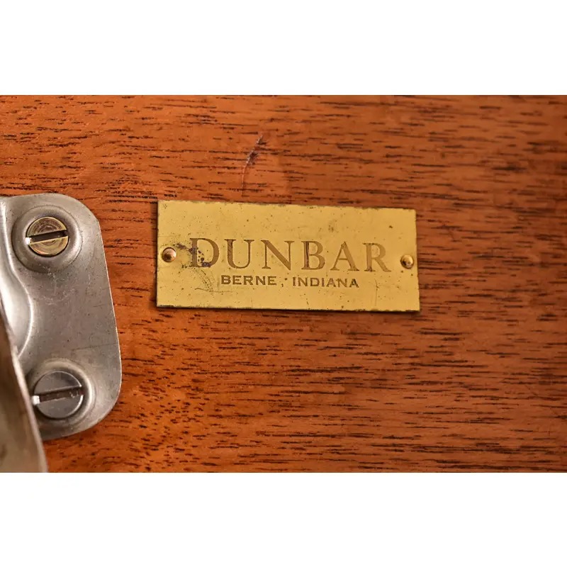 Edward Wormley for Dunbar Mid-Century Modern Walnut Extension Dining Table, Newly Refinished - Image 13