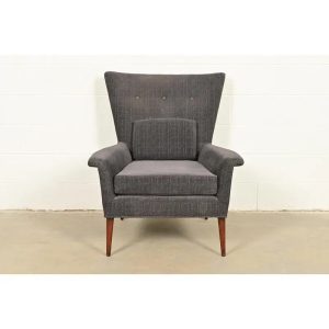 Paul McCobb Planner Group Mid-Century Modern Upholstered Lounge Chair, 1950s