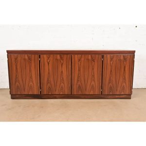 Skovby Danish Modern Rosewood Sideboard Credenza, Newly Refinished