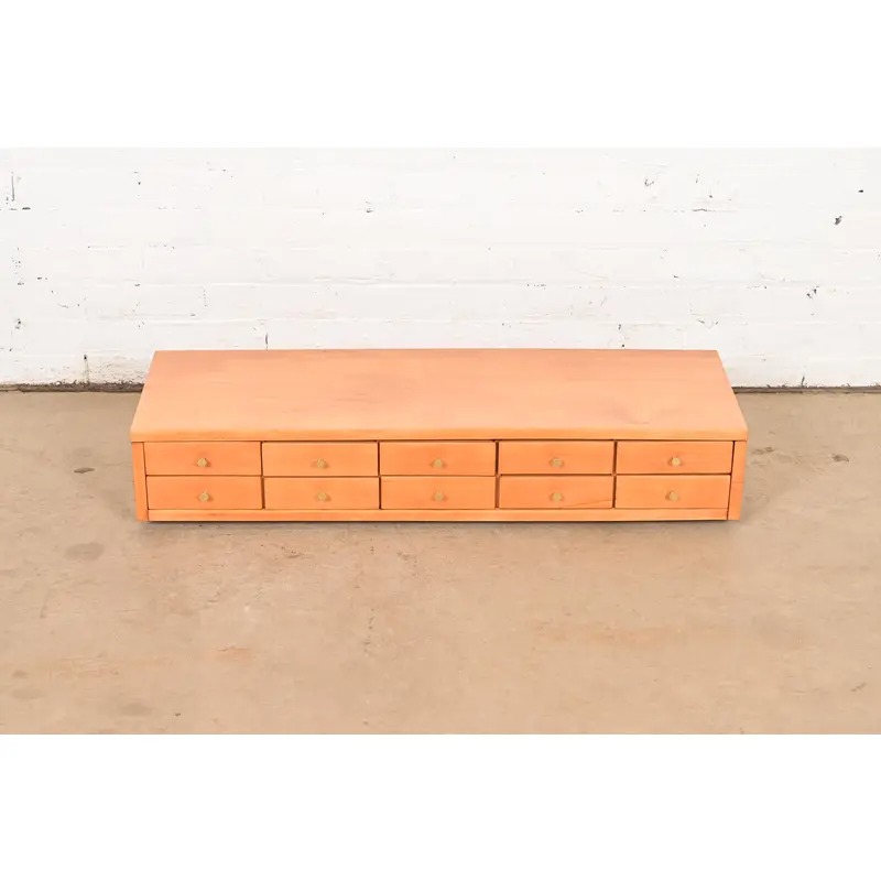 Paul McCobb Planner Group Solid Birch Ten-Drawer Jewelry Chest, Newly Refinished - Image 2