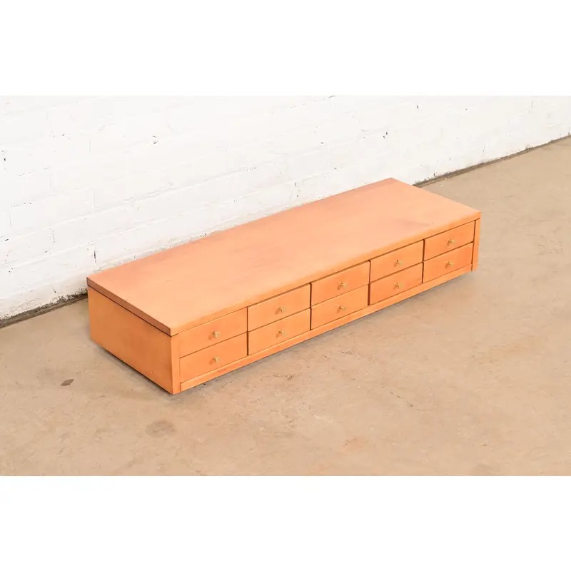 Paul McCobb Planner Group Solid Birch Ten-Drawer Jewelry Chest, Newly Refinished - Image 4
