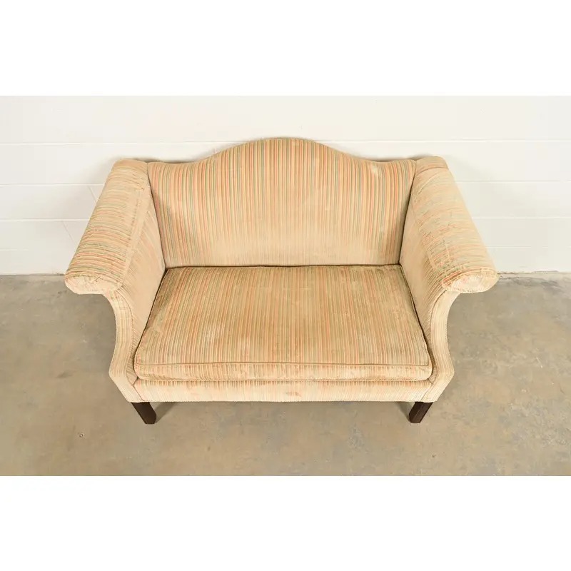 Ethan Allen Chippendale Camelback Loveseat or Sofa - Image 5