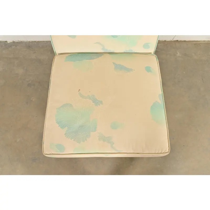 John Wisner for Ficks Reed Mid-Century Hollywood Regency Bamboo Rattan Lounge Chair, 1950s - Image 7