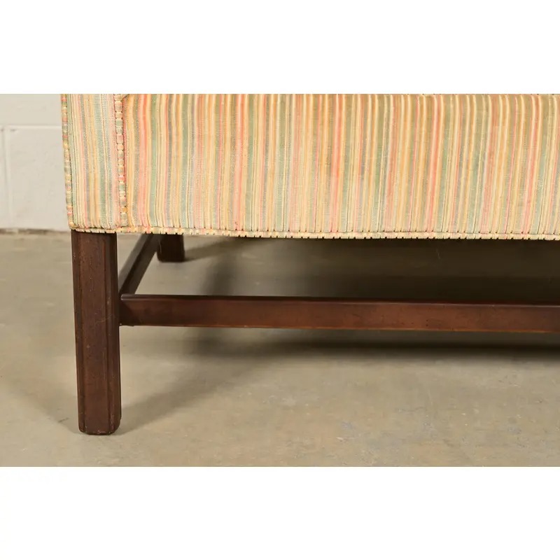Ethan Allen Chippendale Camelback Loveseat or Sofa - Image 8