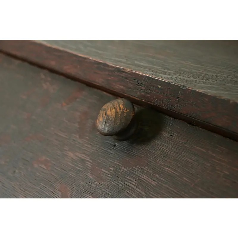 Stickley Brothers Style Antique Mission Oak Arts & Crafts Drop Front Secretary Desk, Circa 1910 - Image 8