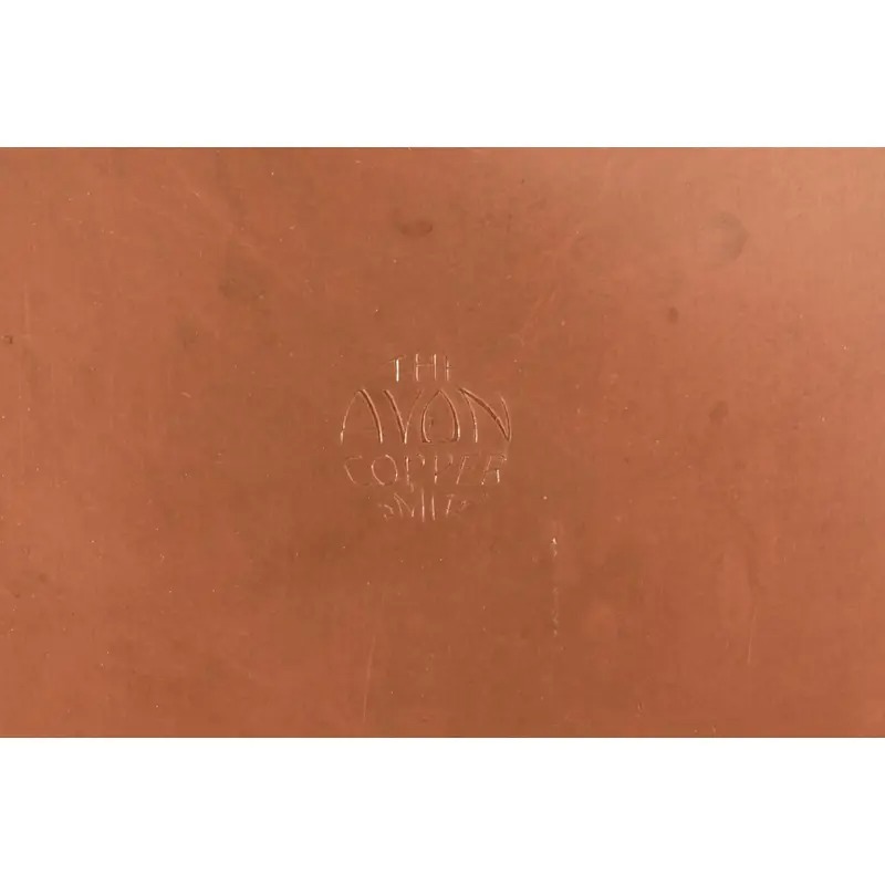 Arthur Cole for Avon Coppersmith Arts & Crafts Large Copper Serving Tray, 1930s - Image 9