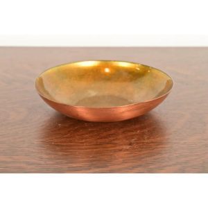 Jade Snow Wong Mid-Century Modern Copper Enamel Bowl, Circa 1950s