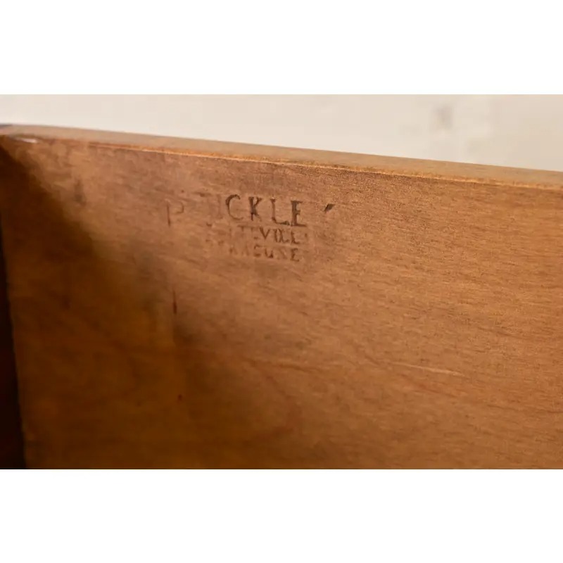 Stickley Georgian Solid Cherry Wood Four-Drawer Chest of Drawers, Circa 1950s - Image 9