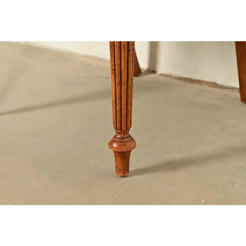 Baker Furniture English Regency Carved Maple Side Chairs or Dining Chairs, Pair - Image 10