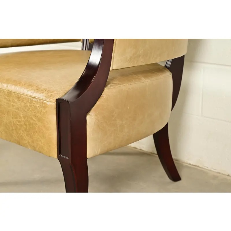 Barbara Barry for Baker Furniture Modern Regency Lounge Chair - Image 10
