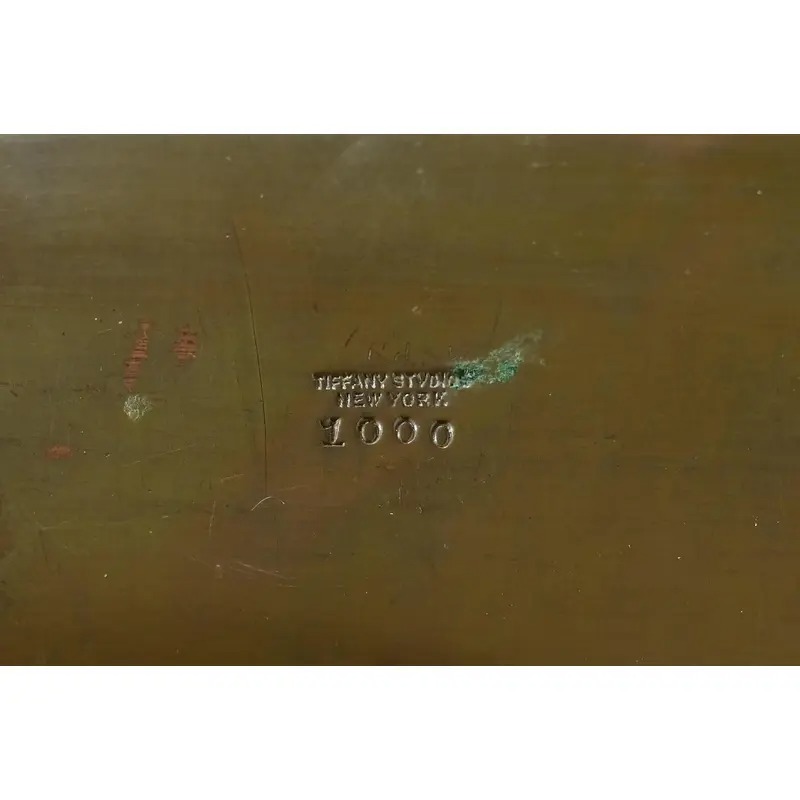 Tiffany Studios New York Zodiac Pattern Bronze Pen Tray - Image 10