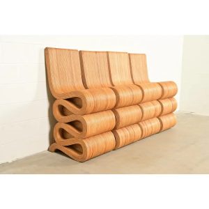 Gabriella Crespi Style Italian Pencil Rattan Bar Stools, Set of Four