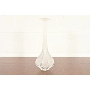 Lalique Paris Marie-Claude Soliflore Frosted Crystal Vase