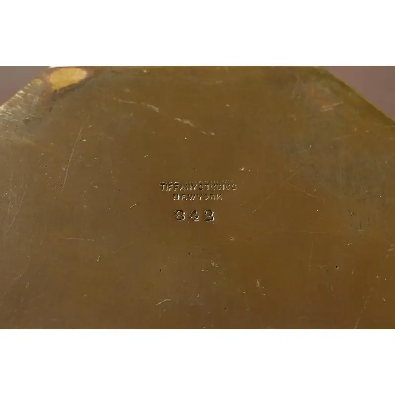 Tiffany Studios New York Zodiac Pattern Bronze Inkwell - Image 12