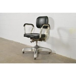 Art Deco Executive Office Desk Chair by Art Metal, Circa 1930s
