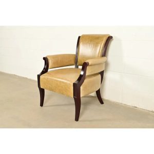 Barbara Barry for Baker Furniture Modern Regency Lounge Chair