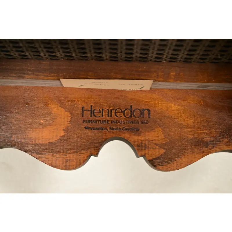 Henredon Georgian Carved Solid Oak Dining Chairs, Set of Eight - Image 14