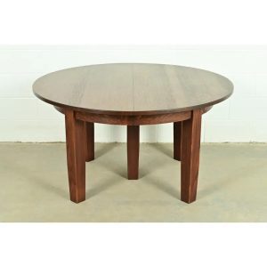 Stickley Antique Mission Oak Arts & Crafts Extension Dining Table, Newly Refinished